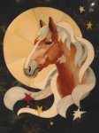 Мозайчное панно "Звёздный конь"